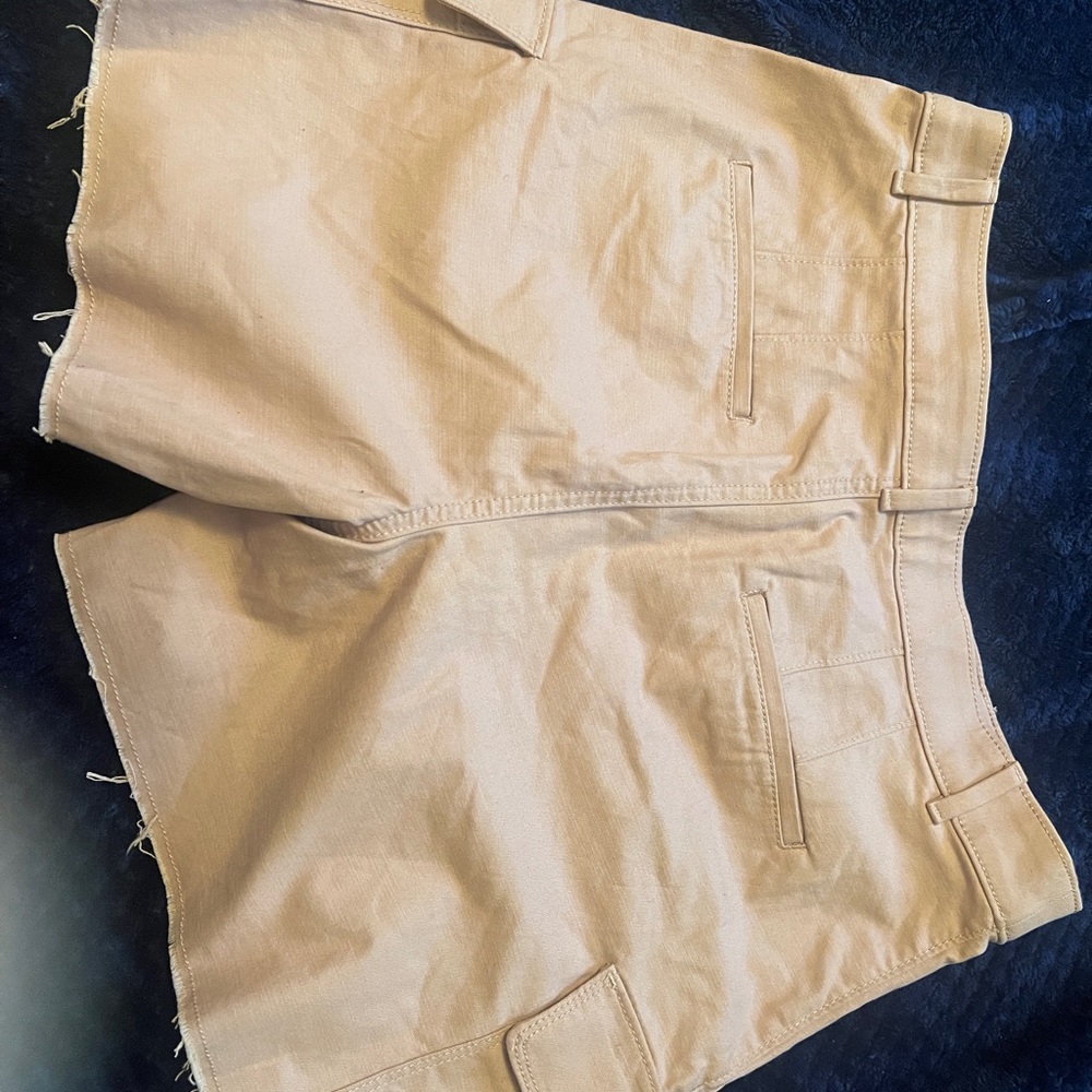 womens loft brand pink khaki shorts size 7 new with tags